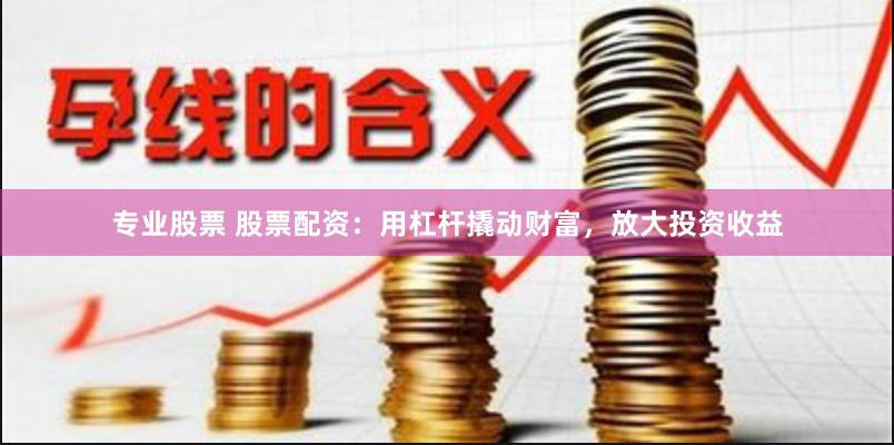 专业股票 股票配资：用杠杆撬动财富，放大投资收益